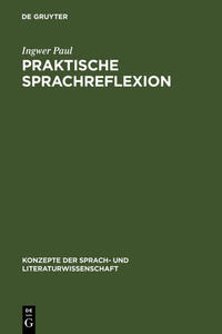 Vorderes Coverbild Praktische Sprachreflexion