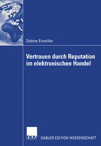 Vorderes Coverbild Vertrauen durch Reputation im elektronischen Handel