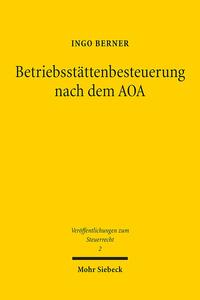 Vorderes Coverbild Betriebsstättenbesteuerung nach dem AOA