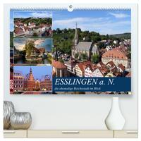 Vorderes Coverbild Esslingen a. N., die ehemalige Reichsstadt im Blick (hochwertiger Premium Wandkalender 2025 DIN A2 quer), Kunstdruck in Hochglanz