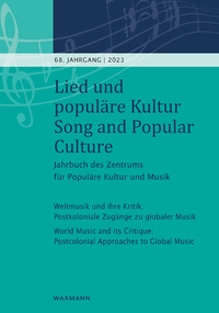 Vorderes Coverbild Lied und populäre Kultur / Song and Popular Culture