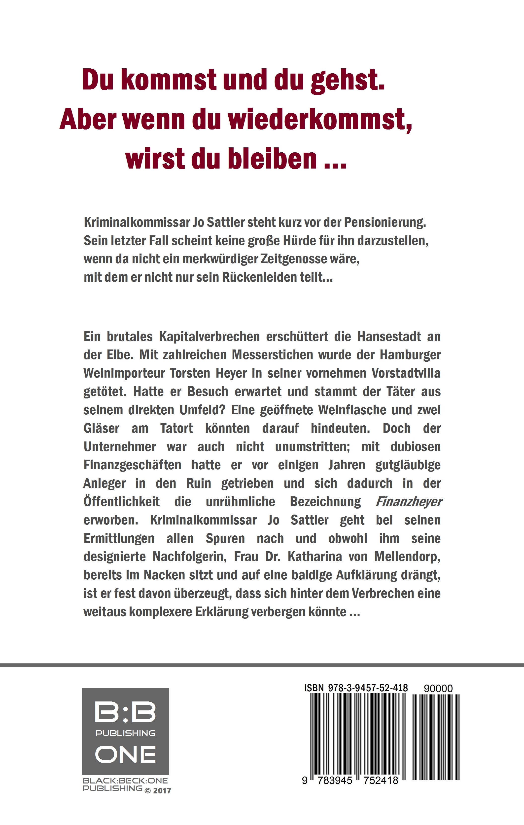 Rückseitencover Die Ampullen von Lorenzini