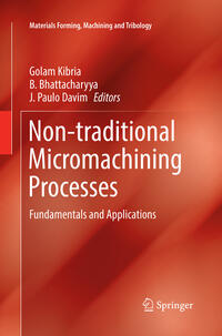 Vorderes Coverbild Non-traditional Micromachining Processes