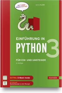 Vorderes Coverbild Einführung in Python 3