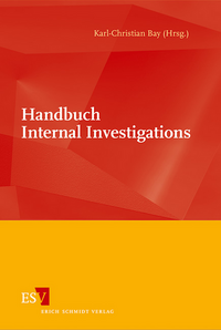 Vorderes Coverbild Handbuch - - Internal Investigations