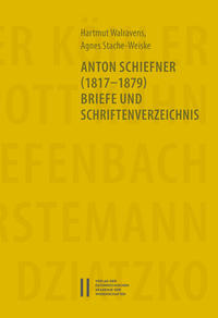 Vorderes Coverbild Anton Schiefner (1817-1879). Briefe und Schriftenverzeichnis