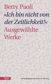 Vorderes Coverbild „Ich bin nicht von der Zeitlichkeit“