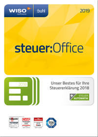 Vorderes Coverbild WISO steuer:Office 2019