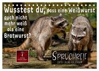 Vorderes Coverbild Spruchreif - Gute-Laune-Kalender (Tischkalender 2025 DIN A5 quer), CALVENDO Monatskalender