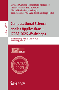 Vorderes Coverbild Computational Science and Its Applications – ICCSA 2025 Workshops