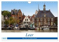 Vorderes Coverbild Leer - Das Tor zu Ostfriesland (Wandkalender 2025 DIN A4 quer), CALVENDO Monatskalender