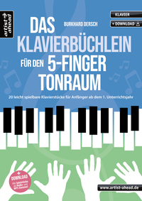 Vorderes Coverbild Das Klavierbüchlein für den 5-Finger-Tonraum