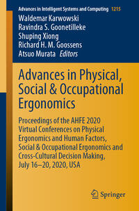 Vorderes Coverbild Advances in Physical, Social & Occupational Ergonomics