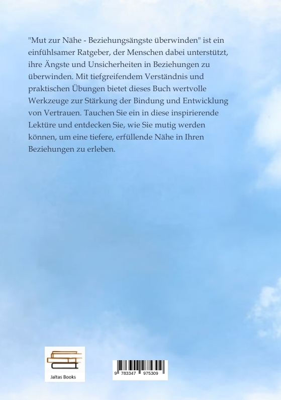 Rückseitencover Mut zur Nähe - Beziehungsängste überwinden