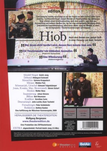 Rückseitencover J. Roth: Hiob, Münchner Kammerspiele