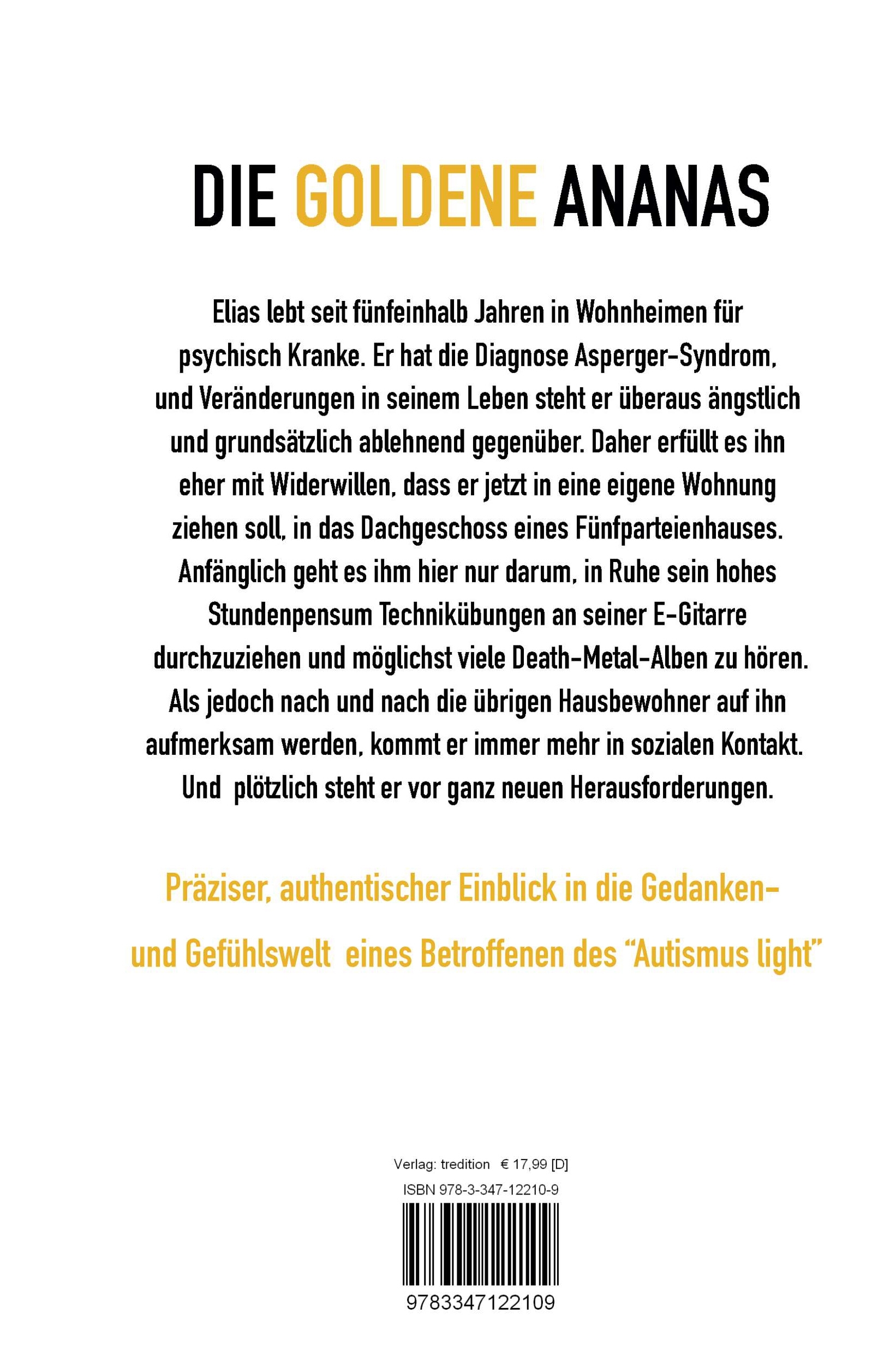 Rückseitencover Die goldene Ananas