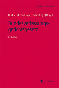 Vorderes Coverbild Bundesverfassungsgerichtsgesetz