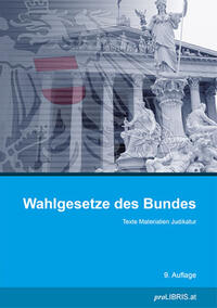 Vorderes Coverbild Wahlgesetze des Bundes
