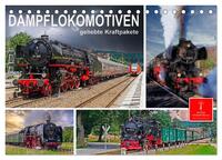 Vorderes Coverbild Dampflokomotiven - geliebte Kraftpakete (Tischkalender 2025 DIN A5 quer), CALVENDO Monatskalender