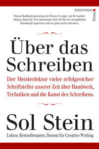 Vorderes Coverbild Über das Schreiben