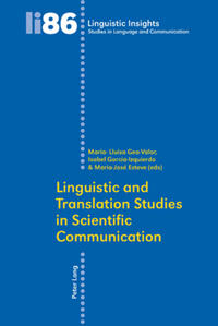 Vorderes Coverbild Linguistic and Translation Studies in Scientific Communication