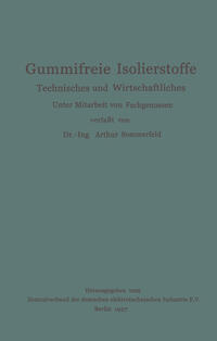 Vorderes Coverbild Gummifreie Isolierstoffe