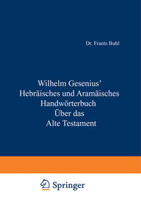 Vorderes Coverbild Hebräisches und Aramäisches Handwörterbuch über das Alte Testament