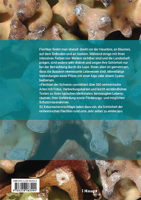 Rückseitencover Flechten der Schweiz