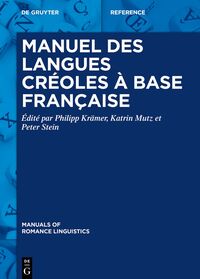Vorderes Coverbild Manuel des langues créoles à base française