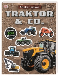 Vorderes Coverbild Sticker-Lexikon. Traktor & Co.