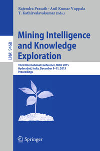 Vorderes Coverbild Mining Intelligence and Knowledge Exploration