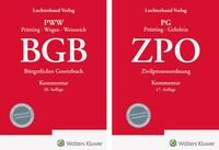 Vorderes Coverbild Bundle BGB Kommentar 20. Auflage und ZPO Kommentar 17. Auflage