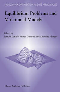 Vorderes Coverbild Equilibrium Problems and Variational Models