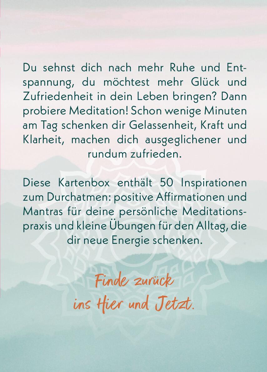 Rückseitencover Meditations-Mantras