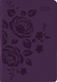 Vorderes Coverbild Alpha Edition - Ladytimer Mini Deluxe Purple 2025 Taschenkalender, 8x11,5cm, Kalender mit 144 Seiten,mit einem Info- und Adressteil im handlichen Miniformat, Mondphasen, internationales Kalendarium