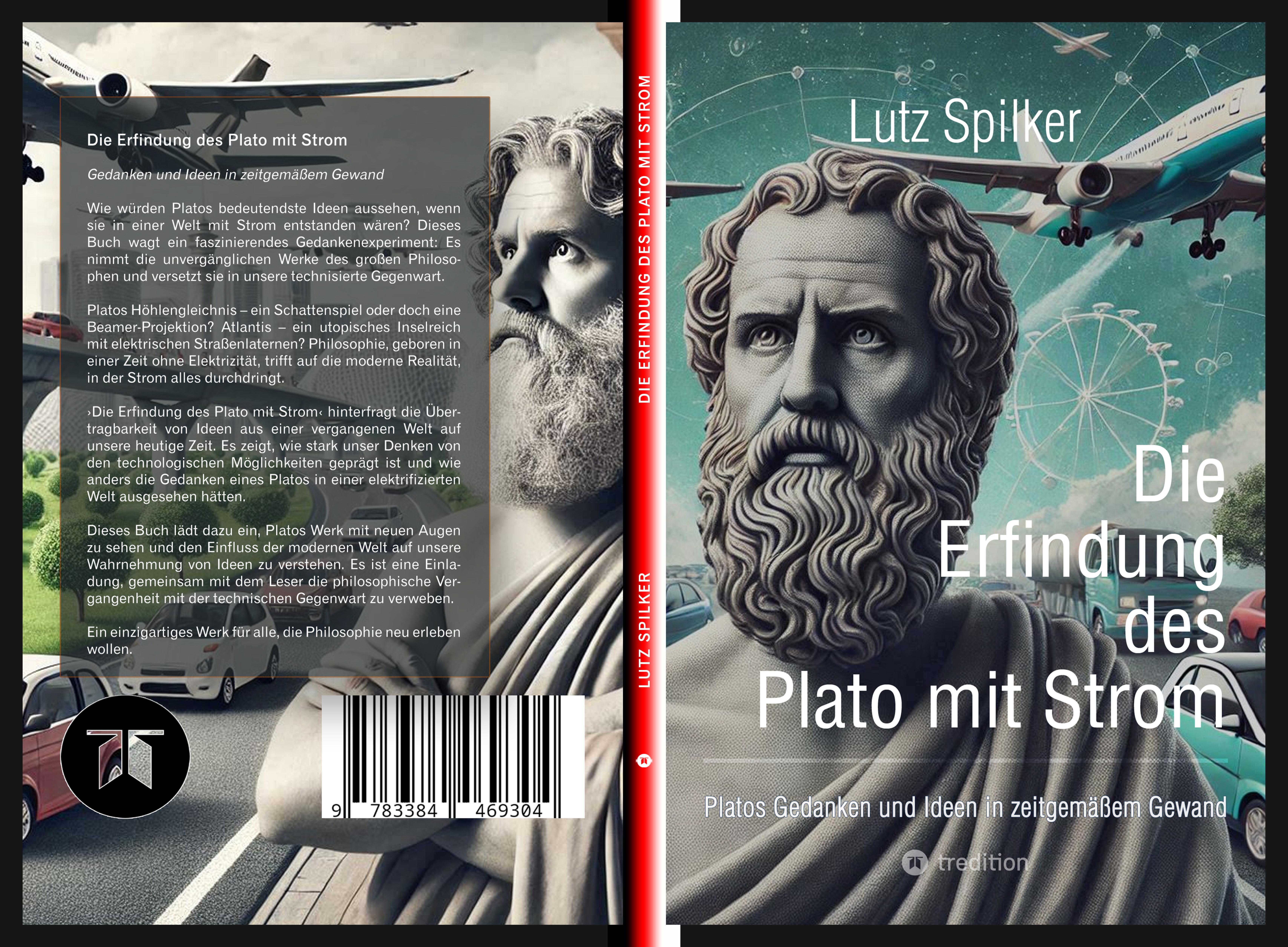 Gesamtes Coverbild Die Erfindung des Plato mit Strom