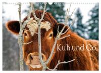 Vorderes Coverbild Kuh und Co. (Wandkalender 2025 DIN A3 quer), CALVENDO Monatskalender