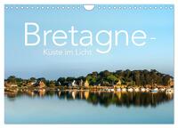 Vorderes Coverbild Bretagne - Küste im Licht (Wandkalender 2025 DIN A4 quer), CALVENDO Monatskalender