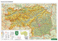 Vorderes Coverbild Schreibtischunterlage DUO, Schulhandkarte Steiermark 1:400.000
