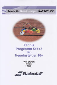 Vorderes Coverbild Tennis Programm 5+4+3 für Neueinsteiger 10+