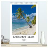 Vorderes Coverbild Karibischer Traum Isla Saona (hochwertiger Premium Wandkalender 2025 DIN A2 hoch), Kunstdruck in Hochglanz