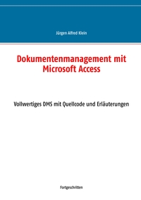 Vorderes Coverbild Dokumentenmanagement mit Microsoft Access