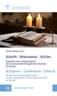 Vorderes Coverbild Schrift – Bekenntnis – Kirche // Scripture – Confession – Church