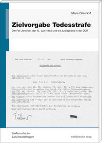 Vorderes Coverbild Zielvorgabe Todesstrafe
