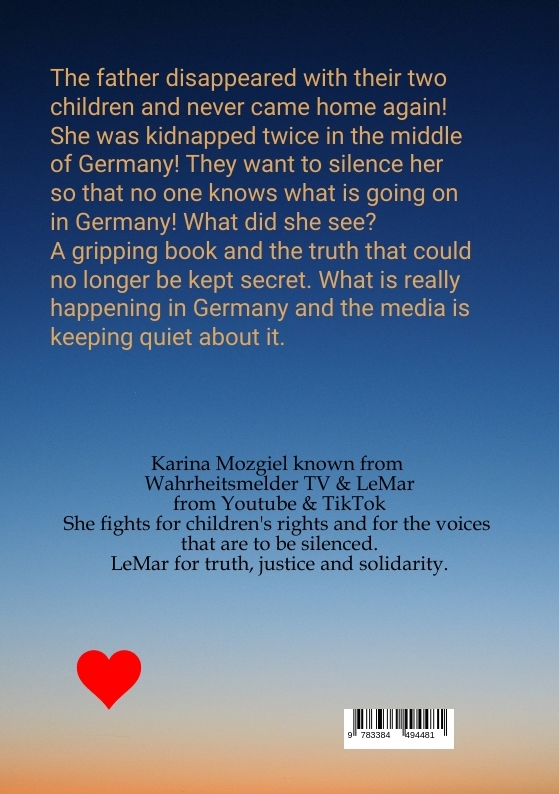 Rückseitencover Kidnapped in Germany! They wanted to silence me!