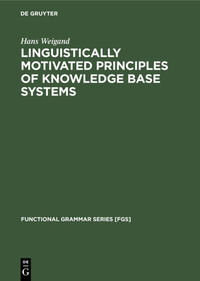 Vorderes Coverbild Linguistically motivated principles of knowledge base systems