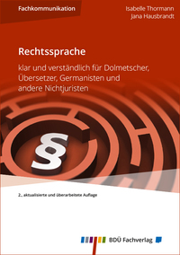 Vorderes Coverbild Rechtssprache - 2., aktualisierte und überarbeitete Auflage