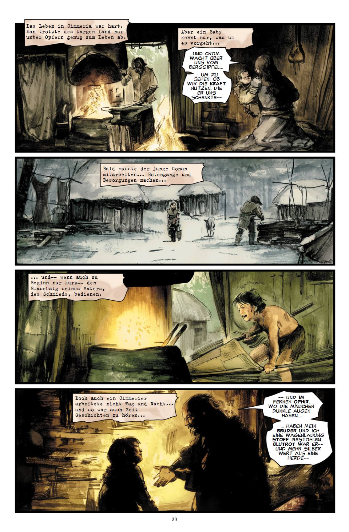 Beispielinhalt (Bild) Conan der Barbar von Kurt Busiek