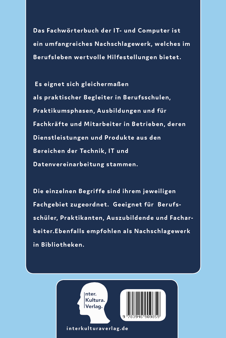 Rückseitencover Interkultura Praxiswörterbuch für IT und Computer