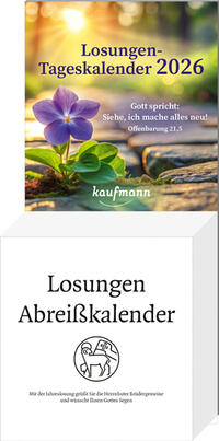 Vorderes Coverbild Losungen-Tageskalender 2026